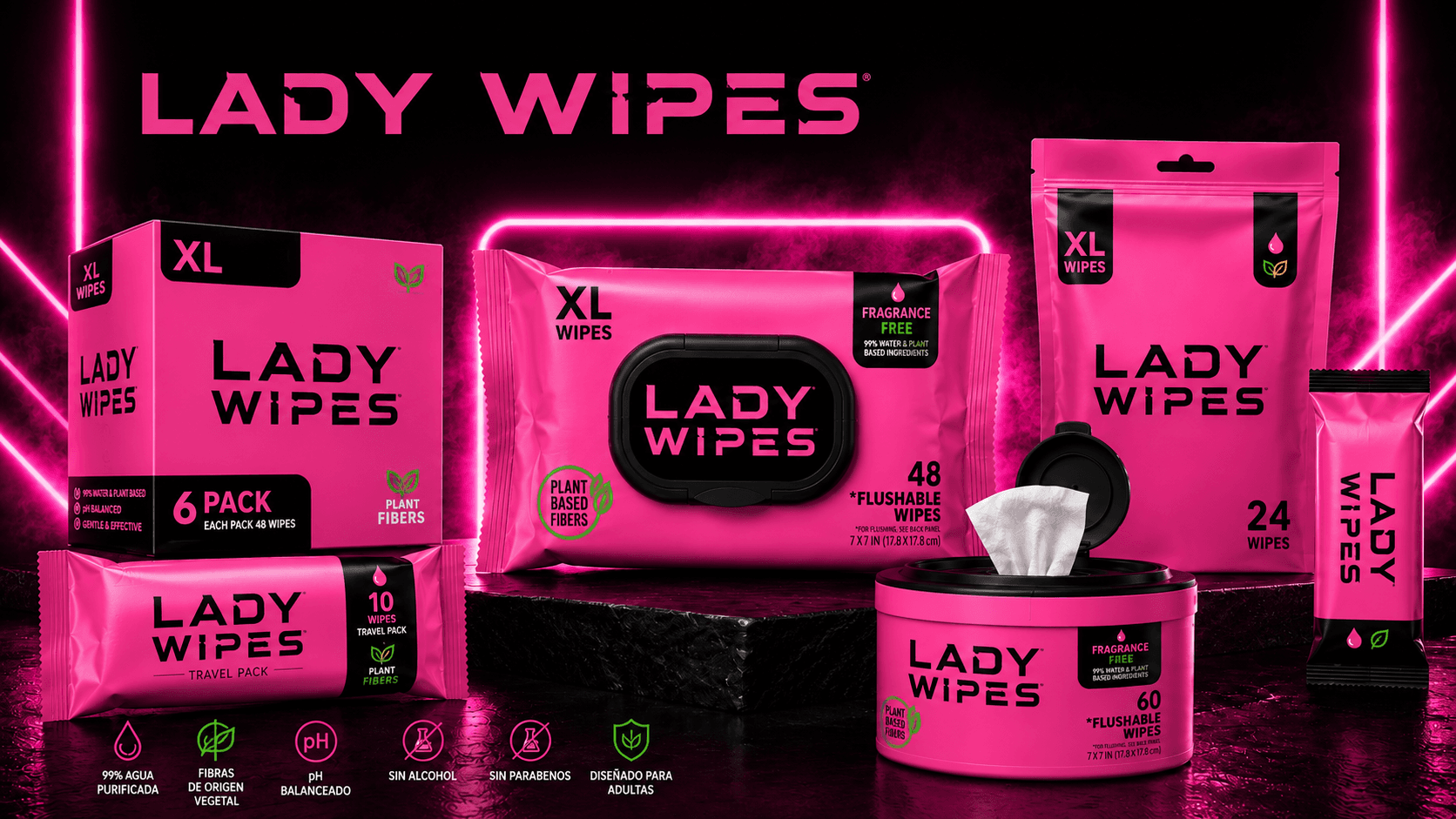 Lady Wipes — línea de productos